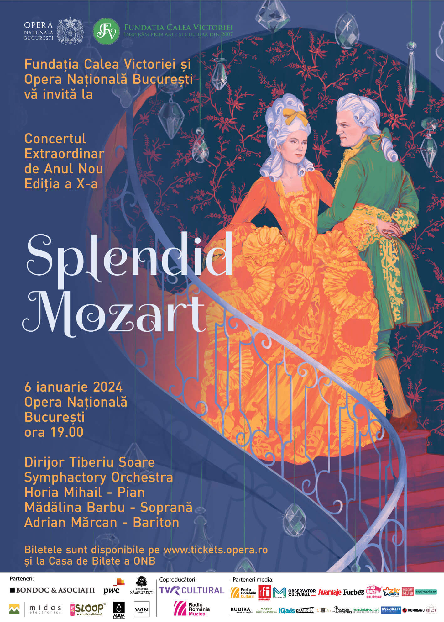 Concert Extraordinar de Anul Nou ediția a X-a - SPLENDID MOZART