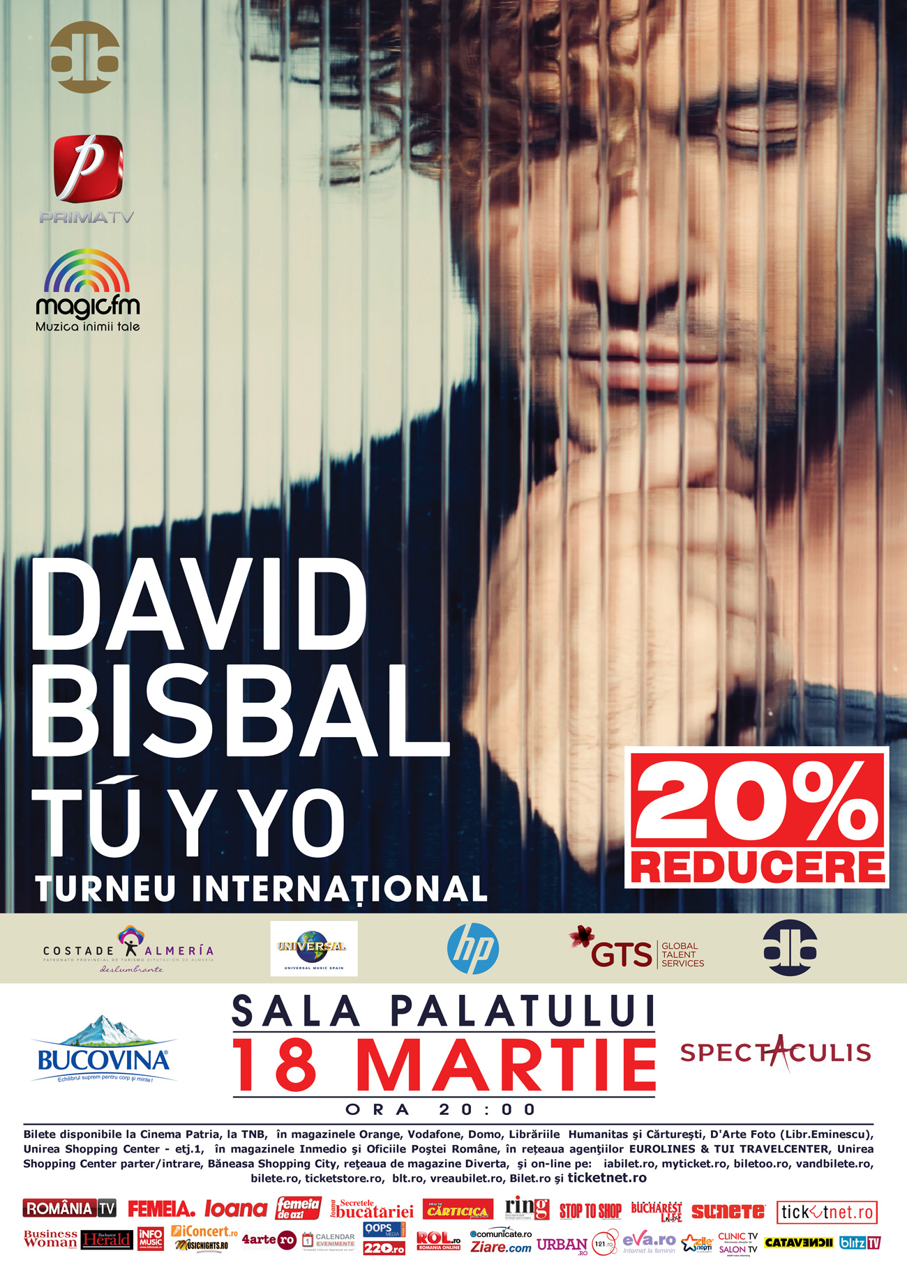 DAVID BISBAL - Turneul Internațional Tú Y Yo